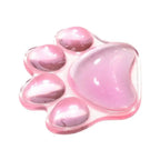 Cat Paw-Shaped Transparent Mouse Pad – Non-Slip Wrist Guard for Desk, Laptop, and Hand Support