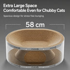 Window Seat Transparent Tunnel Cat Scratcher Lounge Bed