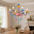 Pastel Dream Crystal Drop Chandelier