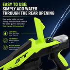 Surgeblaster Futuristic Rapid-Fire Electric Water Cannon Toy