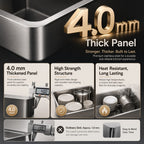 Kyoto Japanese Stainless Steel Workstation Kitchen Sink