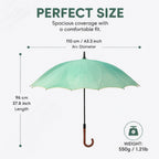 Lotus Bloom Long-Handle Rain Umbrella