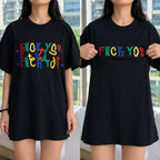 Talk to the Shirt Hidden Message T-Shirt