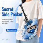 Hidden Pocket Optical Illusion T-Shirt
