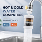 Pure Flow Full Rotating Universal Faucet Purifier Head