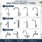 Pure Flow Full Rotating Universal Faucet Purifier Head