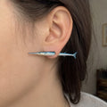 Gone Fishing Through Ear Novelty Earring