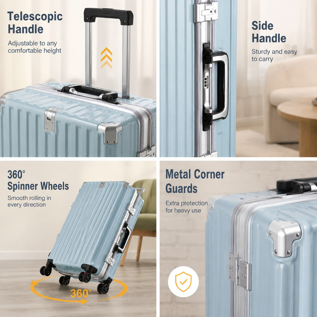 Long Haul Aluminum Suitcase