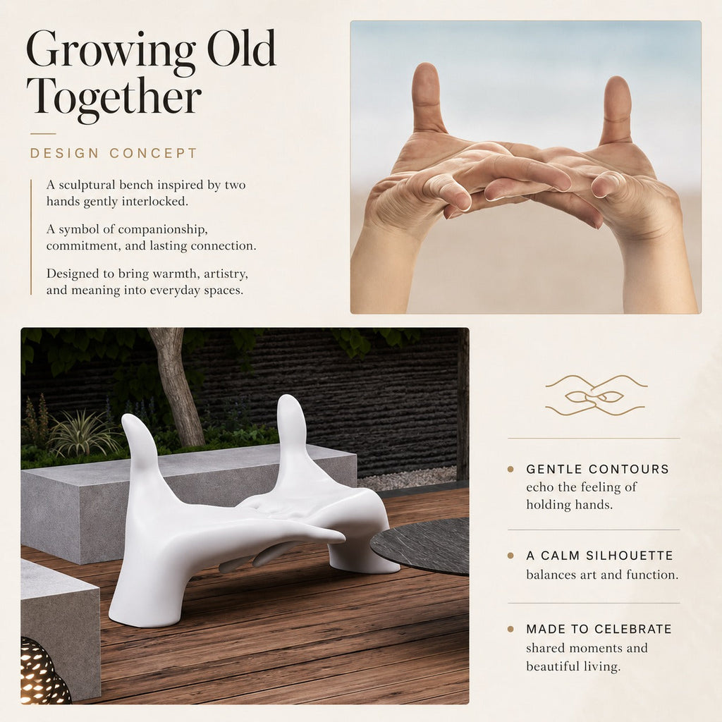 Life Together Sculptural Lounge Bench