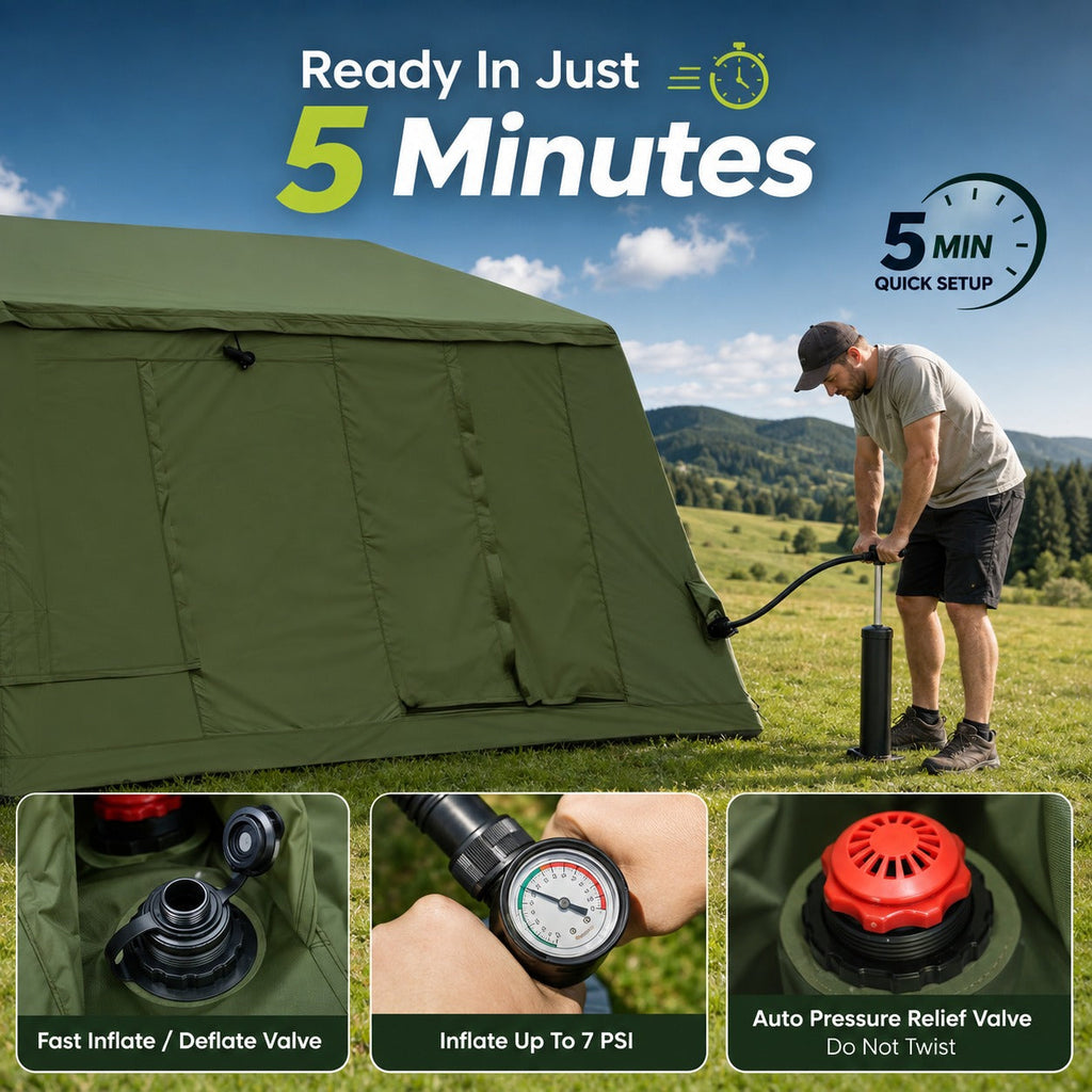 Villa Verde Canvas Chill Glamping Tent