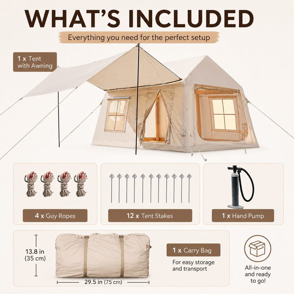 Villa Verde Canvas Chill Glamping Tent