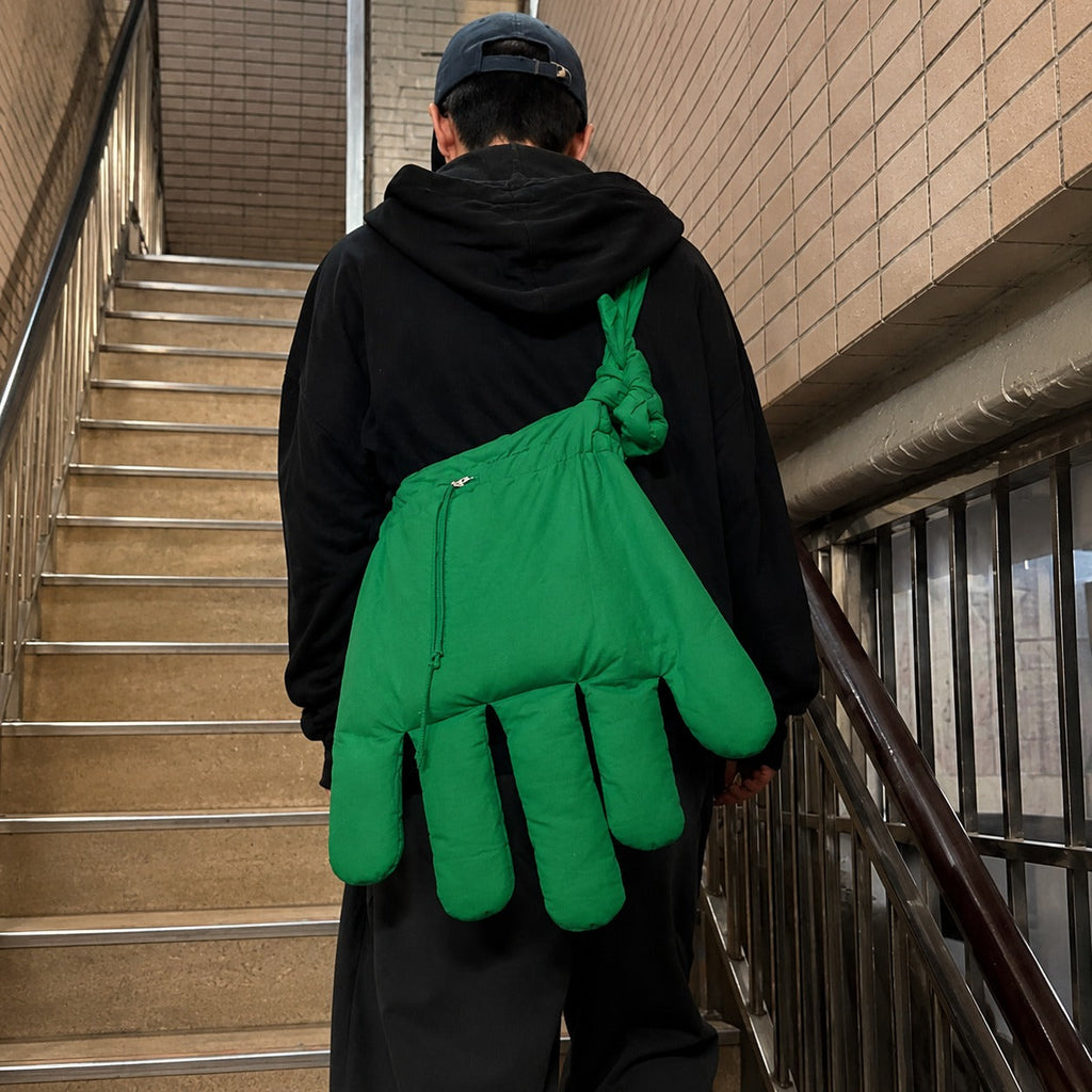 Big Hand Eccentric Crossbody Bag
