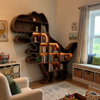 Roar & Read Dinosaur Kids Bookshelf Storage
