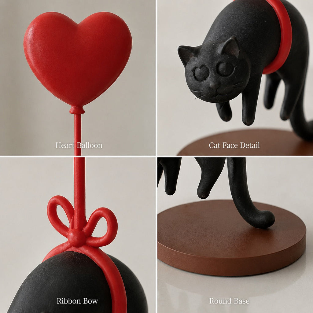 Love is in the Air Floating Cat Decor