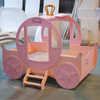 Dream Coach Pink Carriage Kids Princess Bed