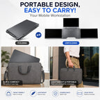 Command Center Triple Portable Laptop Monitor Screen Extender