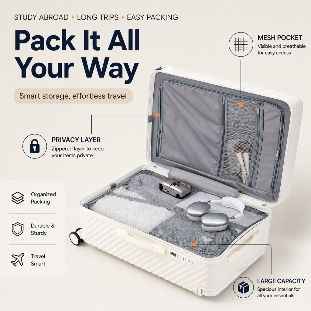 Gate Ready Smart Travel Suitcase Luggage