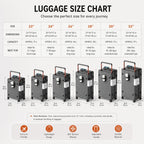 Gate Ready Smart Travel Suitcase Luggage