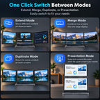 Zero Setup Dual Screen Portable Laptop Monitor
