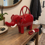 Safari Artisan Elephant Messenger Bag