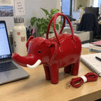 Safari Artisan Elephant Messenger Bag