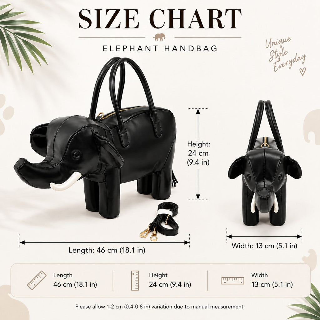 Safari Artisan Elephant Messenger Bag