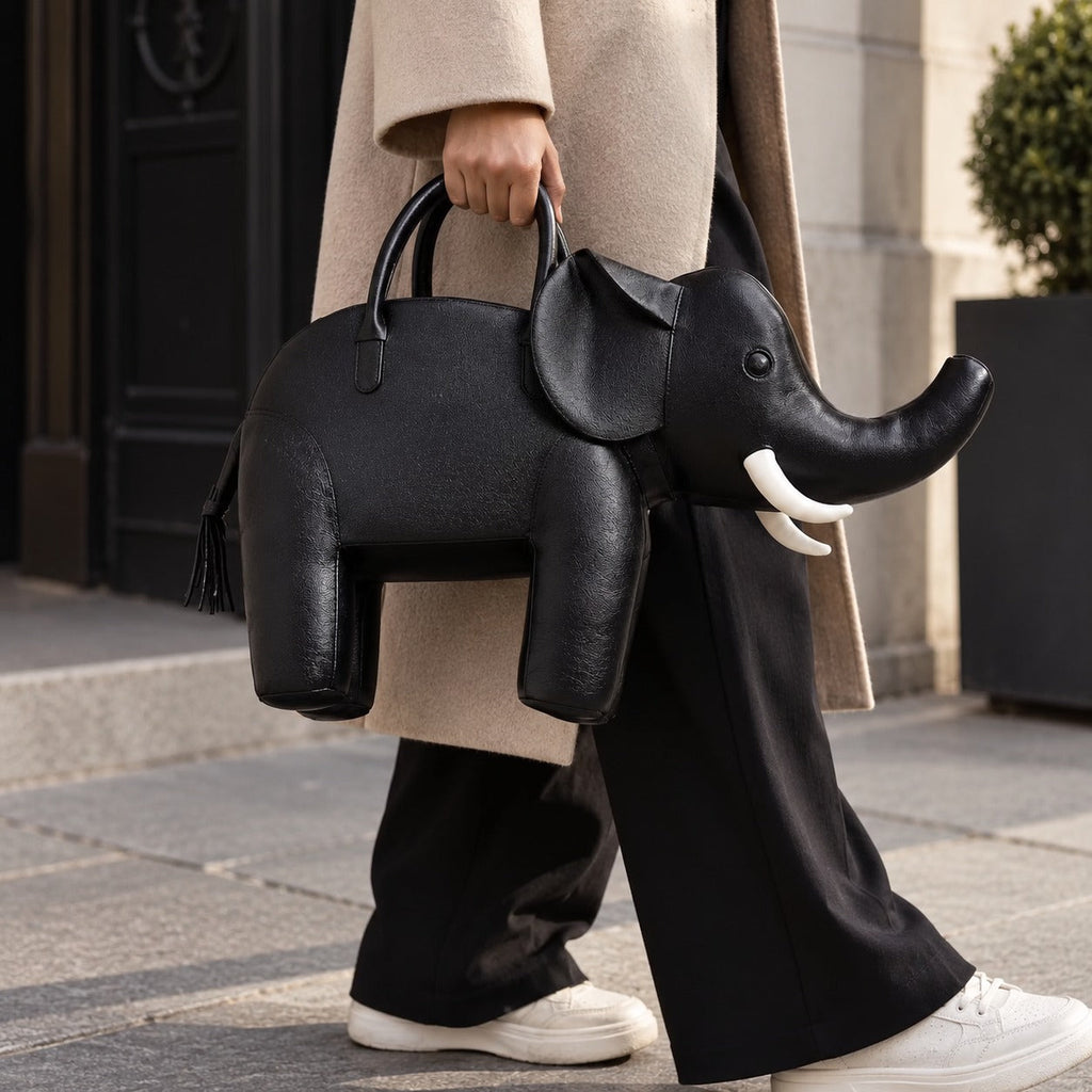 Safari Artisan Elephant Messenger Bag