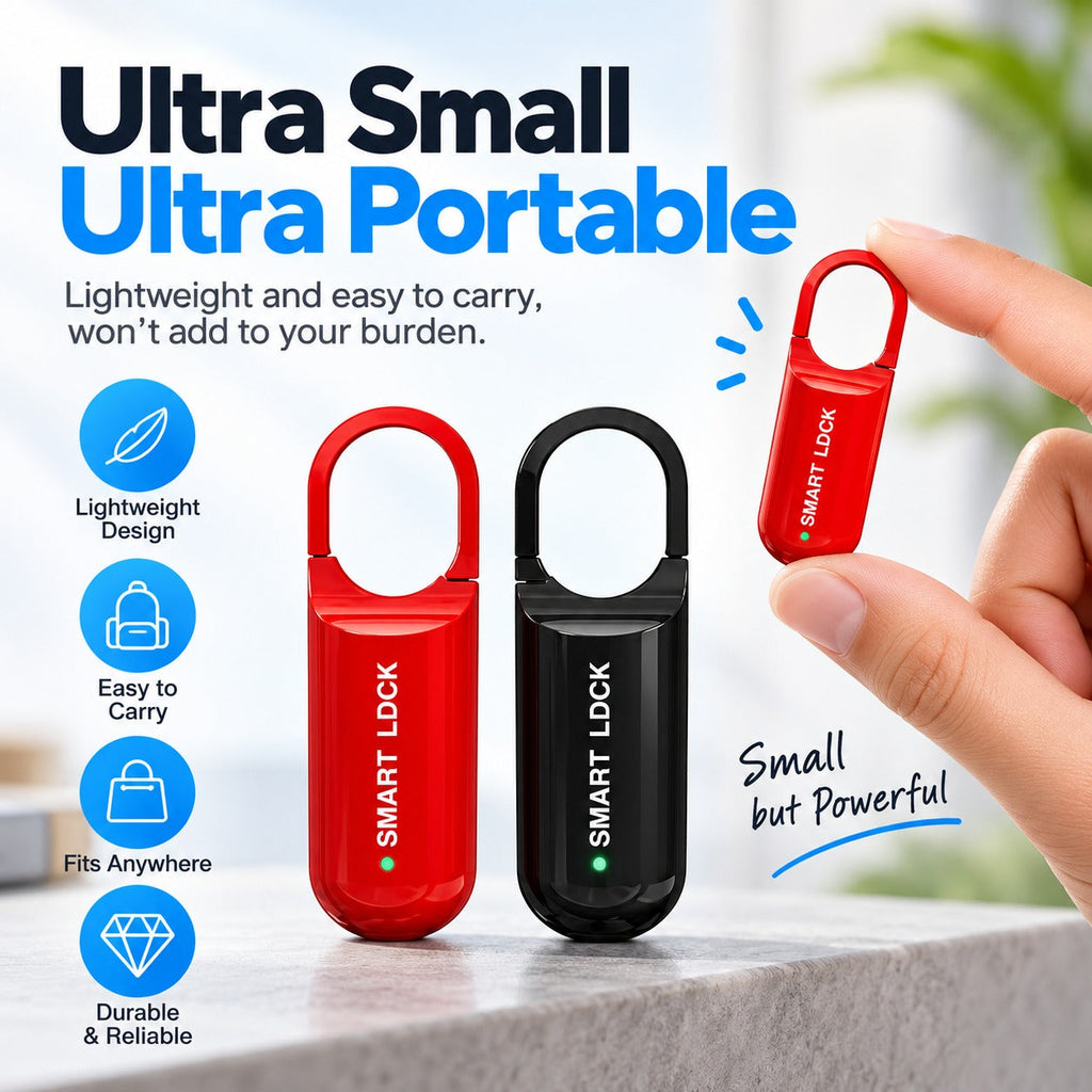Zero Code Mini Fingerprint Smart Padlock