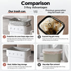 Flip and Tuck Hidden Bag Trash Can