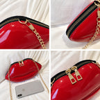 Kiss Me Lips Crossbody Bag