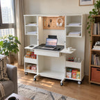 Everything in Place Foldable Home Office Desk