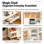 Everything in Place Foldable Home Office Desk