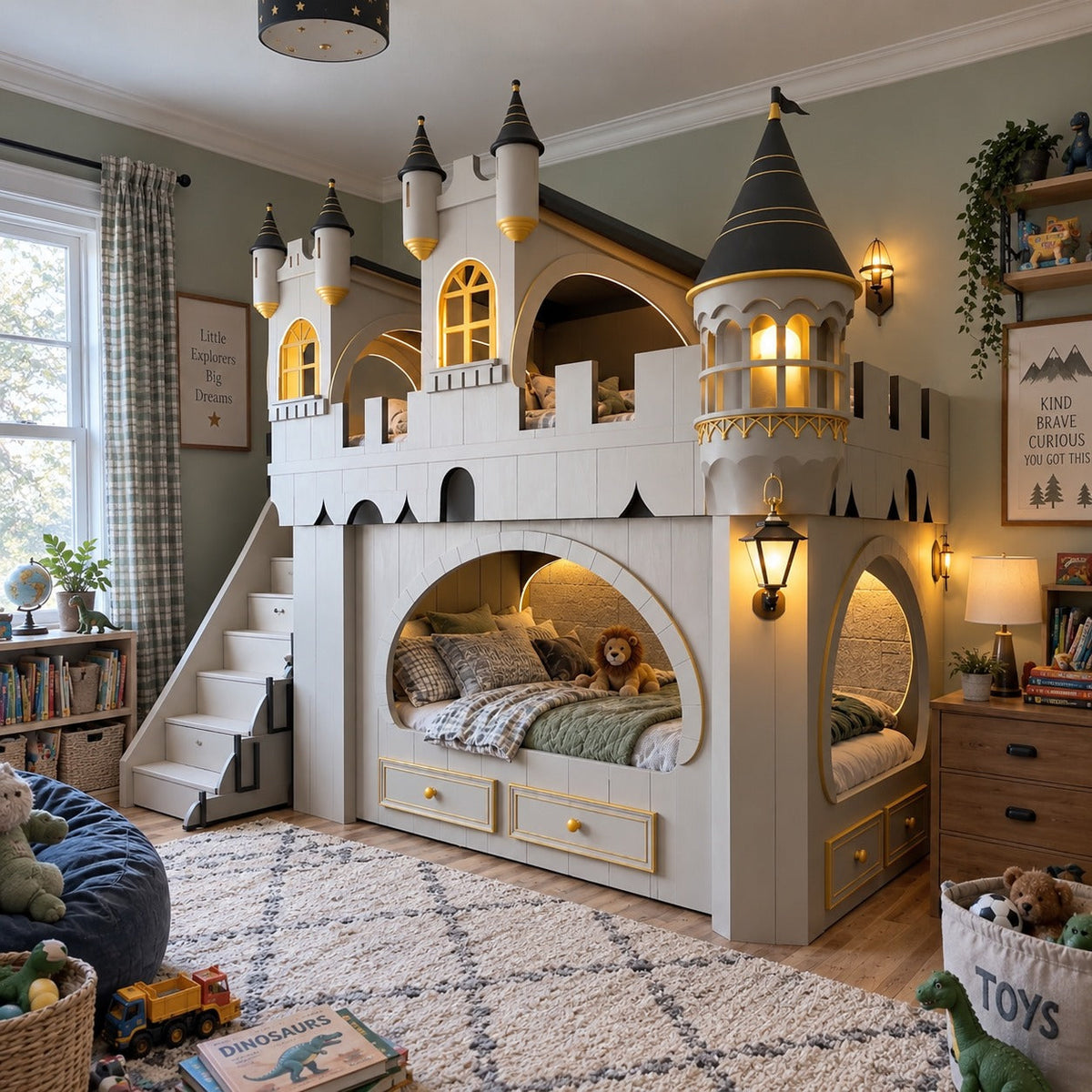 Once Upon a Dream Castle Bunk Bed