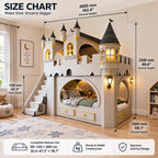 Once Upon a Dream Castle Bunk Bed