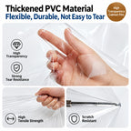 Dust Shield Clear Magnetic Shelf Cover