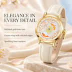 Lotus Pond Koi Dial Wristwatch