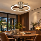Ring Glow Retractable Blade Fan