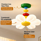 Daisy Chain Colorful Flower Kids Room Ceiling Light