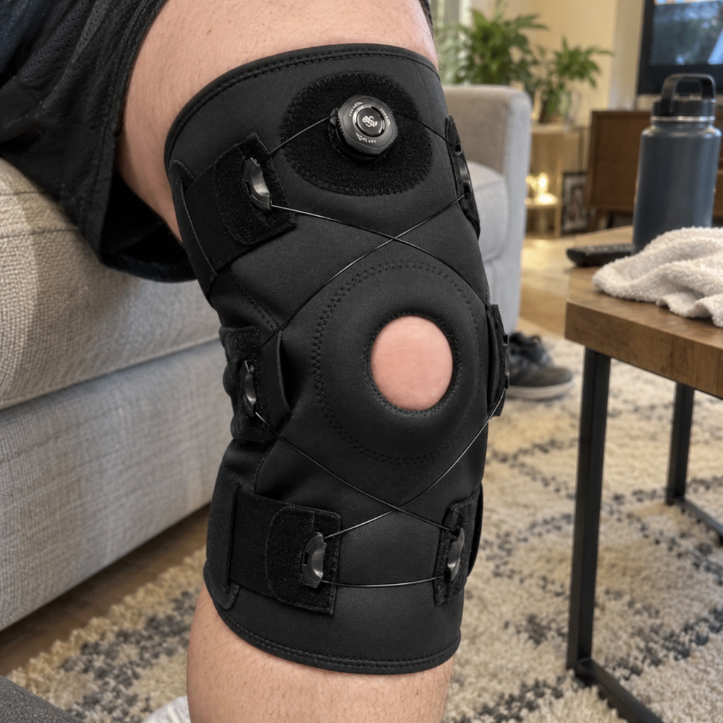 Flex Guard Hinged Adjustable Knee Support Pad