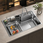 Kyoto Japanese Stainless Steel Workstation Kitchen Sink