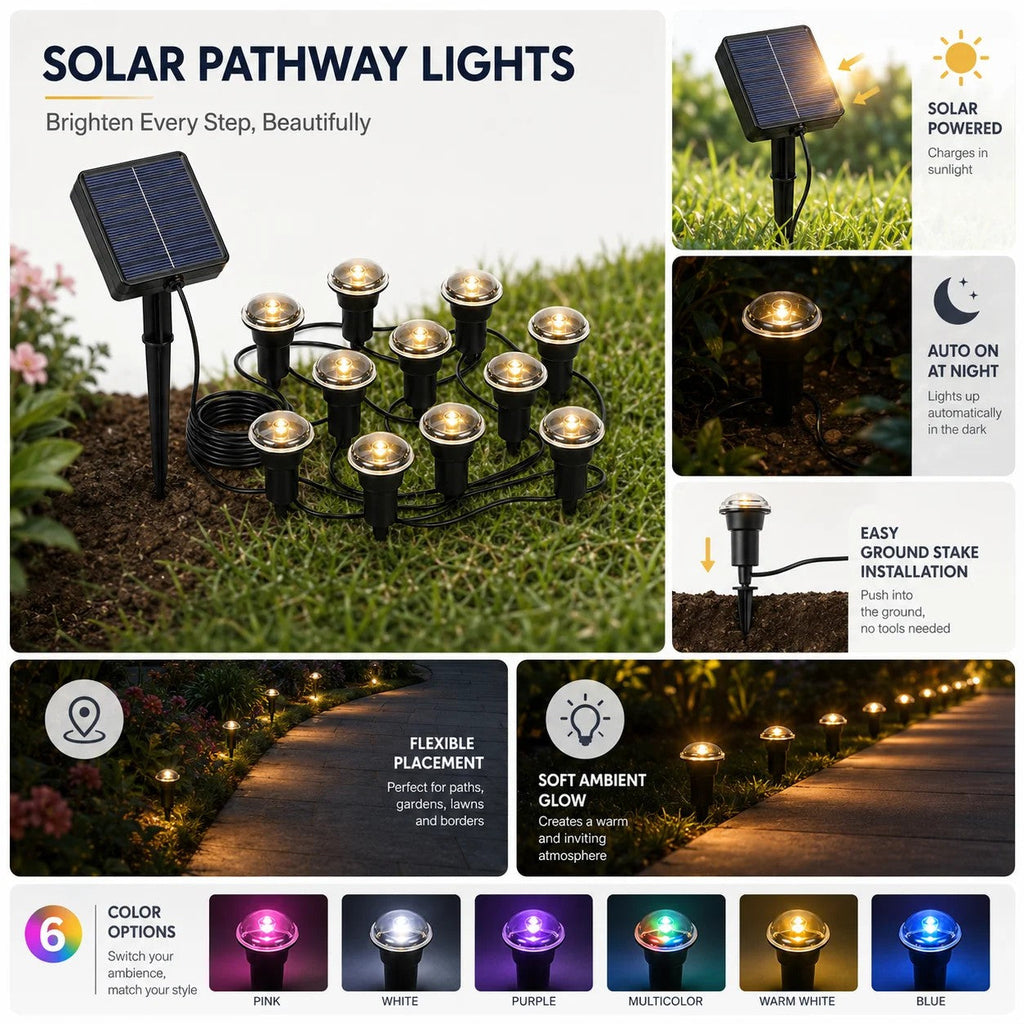 Solar Bubble Pathway Lights