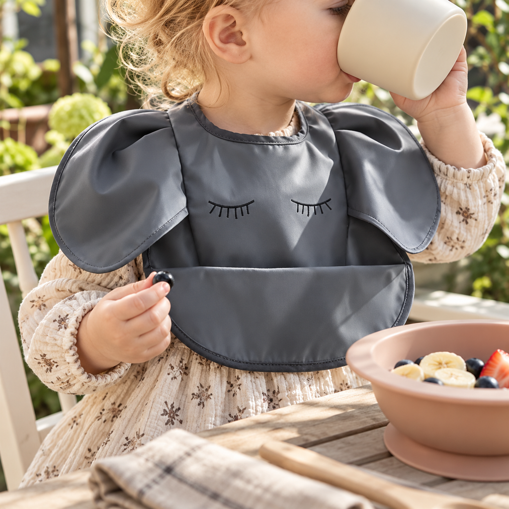 Mess Catcher Waterproof Pocket Baby Bib