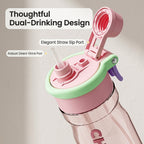 Cool Mist Spray Sports Water Bottle