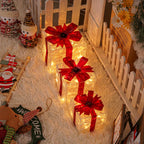 Light-Up Christmas Gift Boxes Set of 3