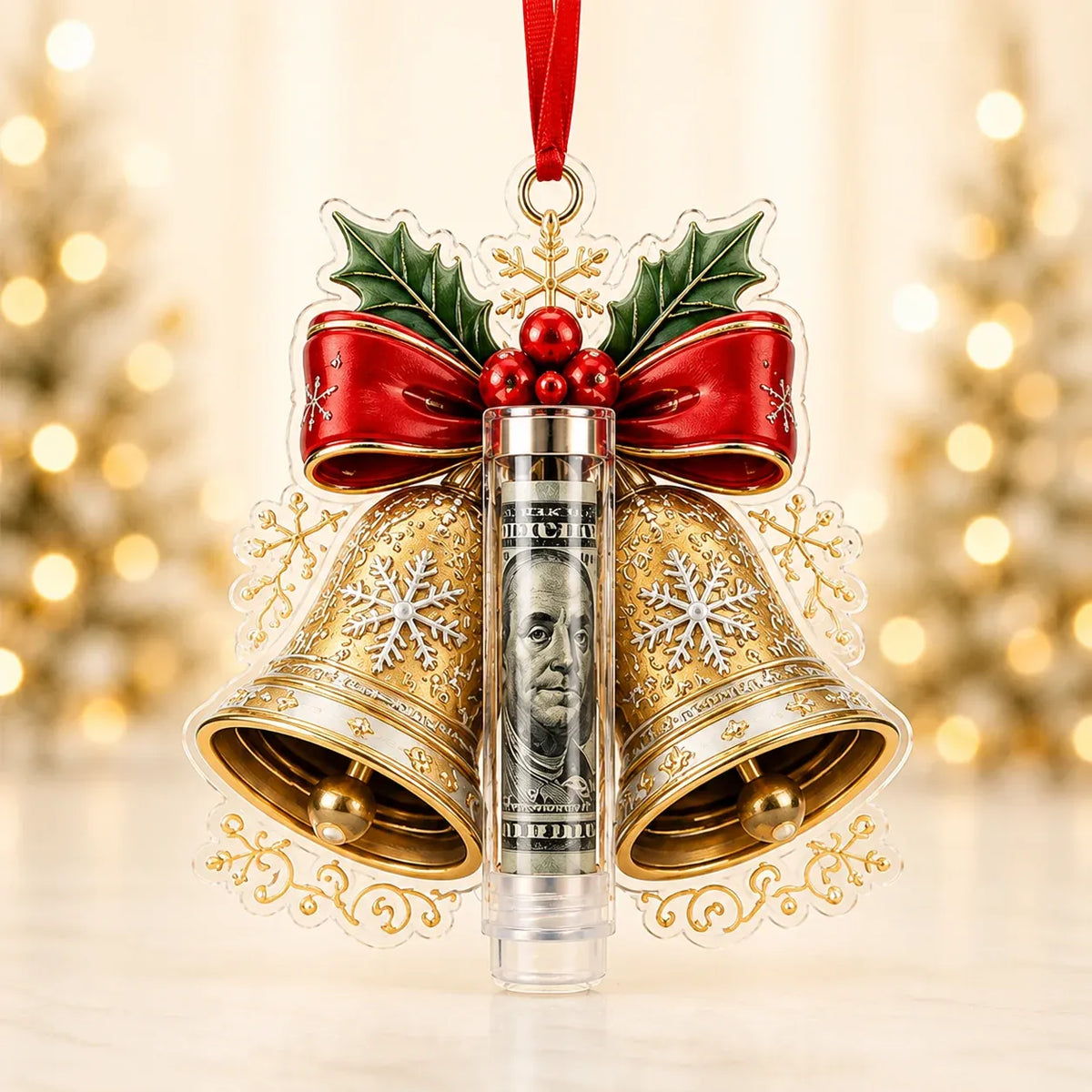 Christmas Cash Holder Ornament — Turn Cash Into a Christmas Surprise