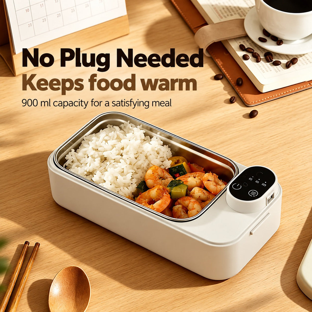 Hot Anywhere Portable Electric Lunch Box