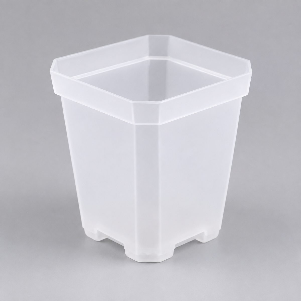 10-Pack Small Square Nursery Pots with Drainage Holes