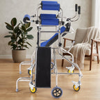 6-Wheel Rehabilitation Anti-Rollover Senior Walker