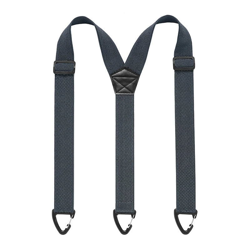 Men's Belt Loop Suspenders - Adjustable Hook Suspenders with 1.5 Inch Straps