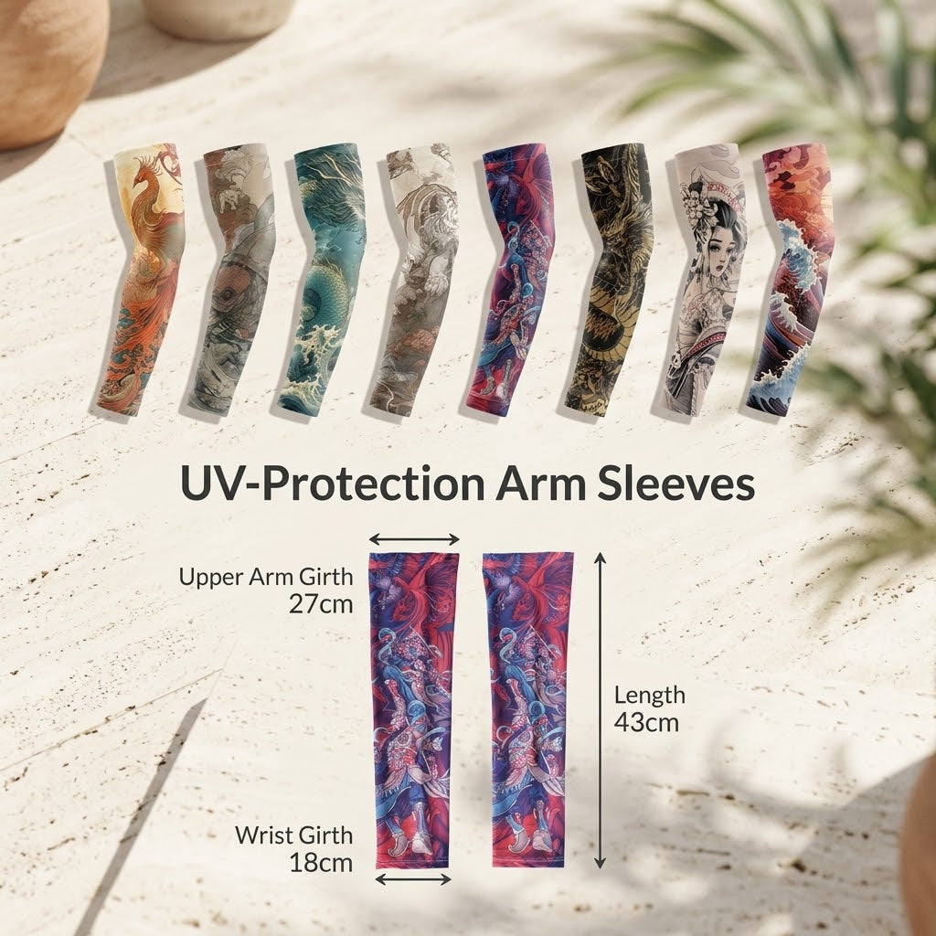 Wild Print Quick-Dry Cooling Arm Sleeves